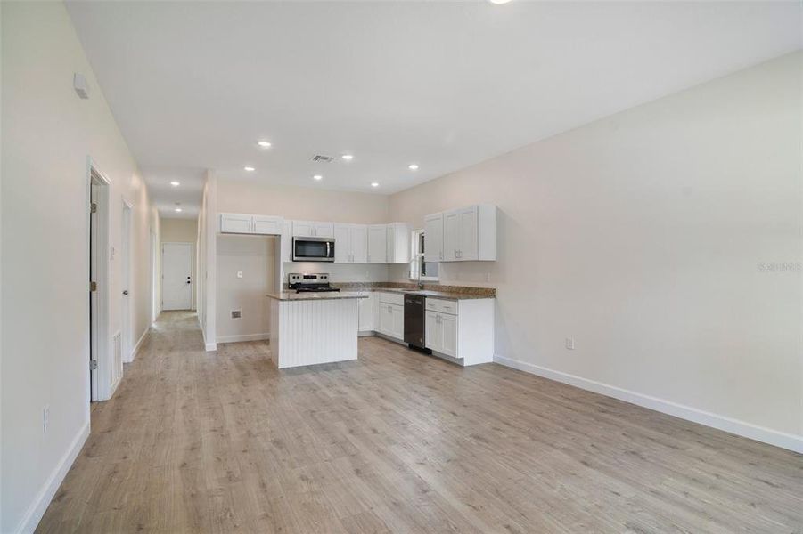 LIVING AREA/KITCHEN.