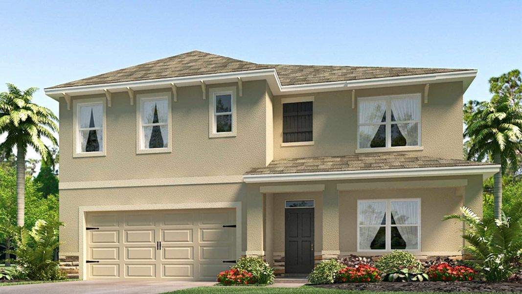 New construction Single-Family house 3440 Shady Sunrise Lp, Plant City, FL 33565 Hayden- photo