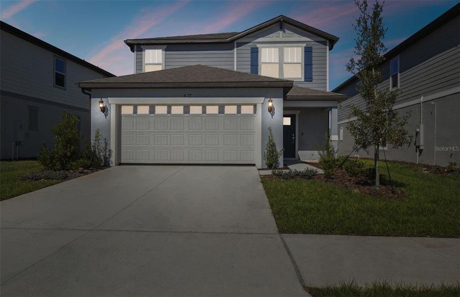 New construction Single-Family house 477 Waterford Drive, Lake Alfred, FL 33850 Mill Run- photo