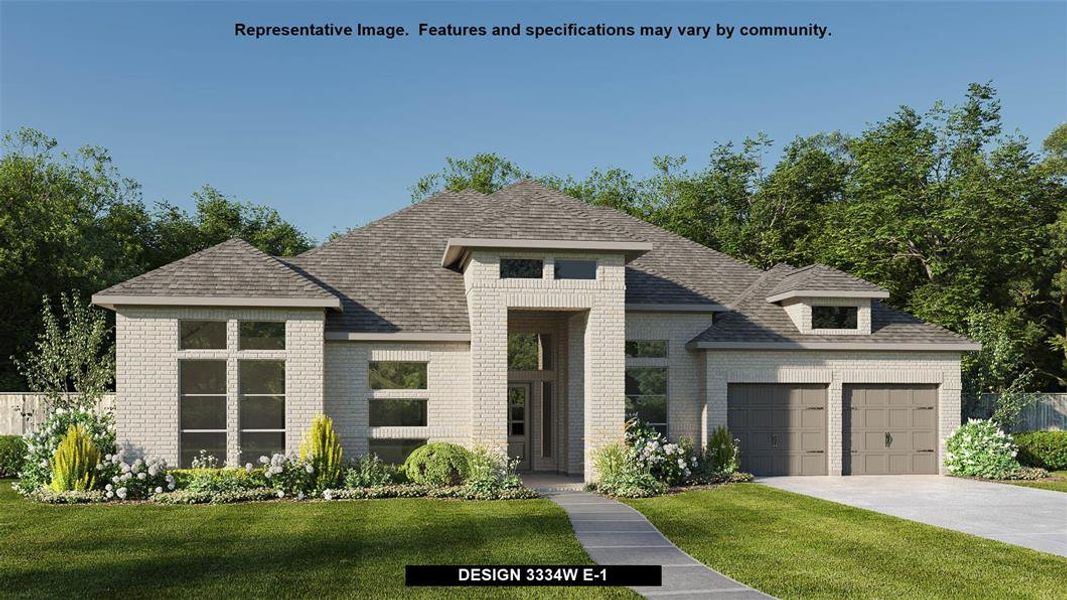 New construction Single-Family house Design 3334W, 1313 Limestone Ridge Road, Mansfield, TX 76063 - photo
