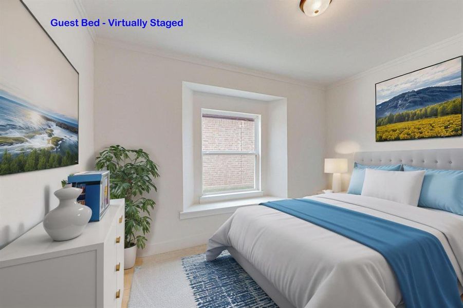 Guest Bedroom - Downstairs - Virtually Staged