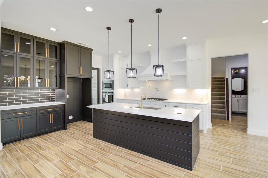 Kitchen offers a lot of ample space