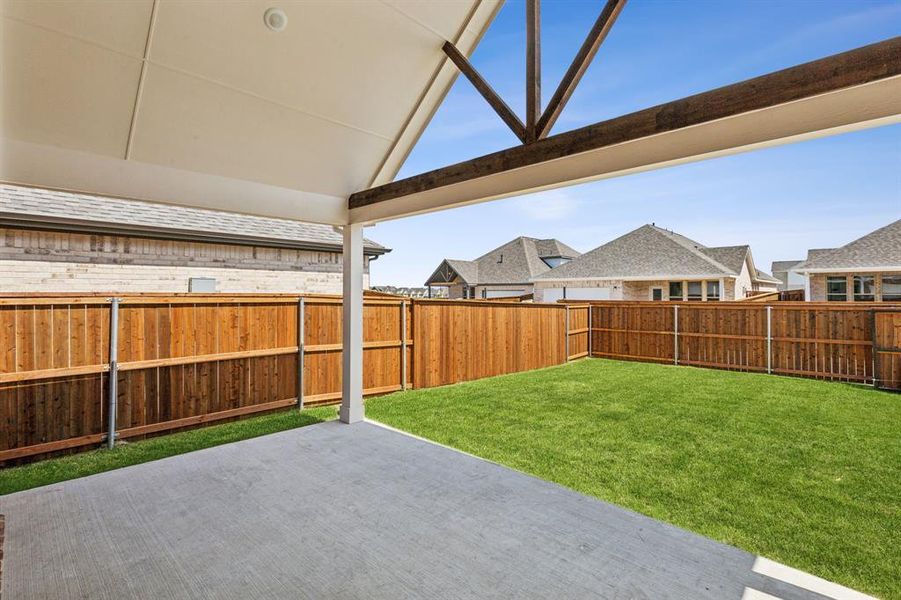 View of yard featuring a patio area