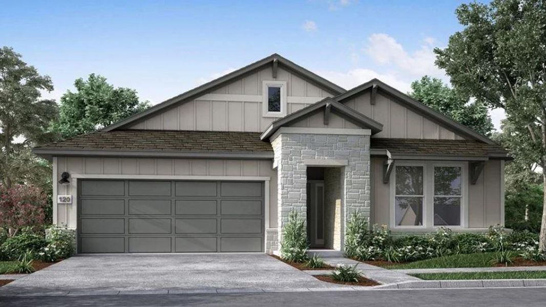 New construction Single-Family house 7709 Ellas Inlet Dr, Austin, TX 78744 Chambray- photo