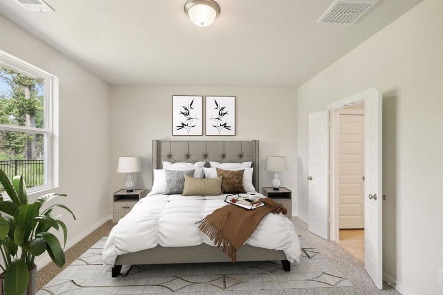 Gorgeous virtually staged home on how to utilize the primary bedroom