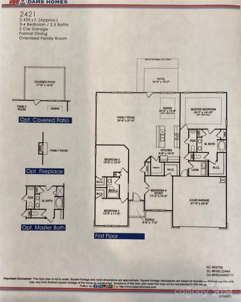 2421 Floor Plan