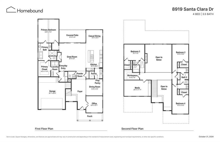 8919 Santa Clara Floor Plan