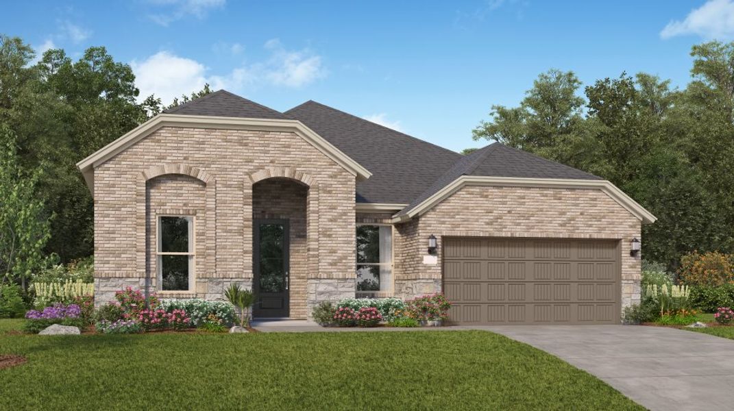 New construction Single-Family house 5610 Moonflower Avenue, Rosenberg, TX 77469 Cantaron II- photo
