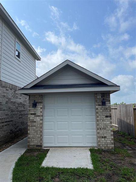 Custom Casita replica of house with workshop and storage