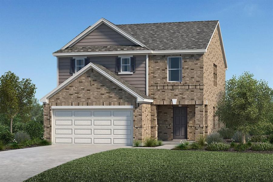 New construction Single-Family house 2876 Shimmer Edge Drive, Katy, TX 77493 Plan 2067- photo