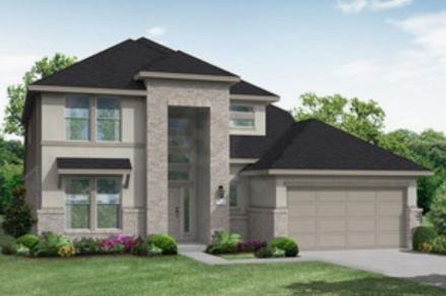 New construction Single-Family house 32465 Soaring Willow Way, Conroe, TX 77385 Collin (2791-HV-45)- photo