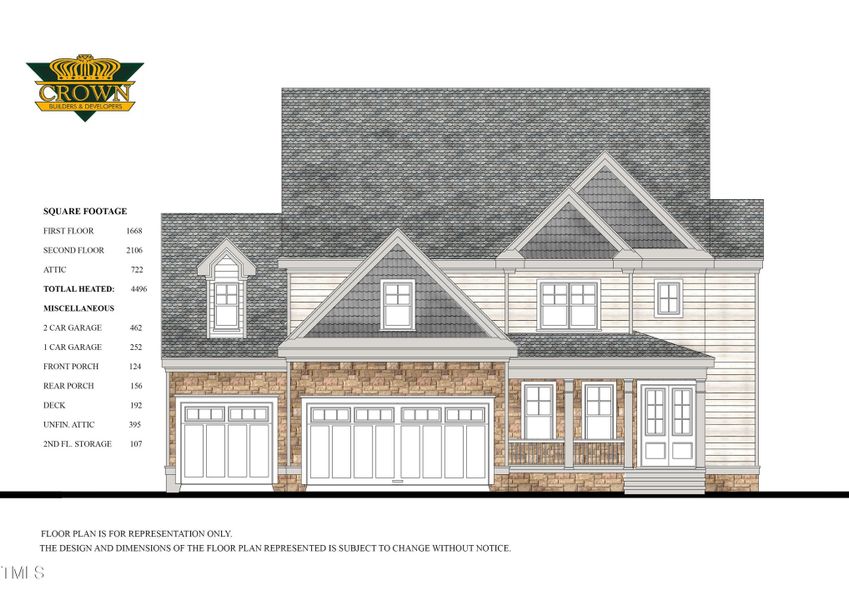 New construction Single-Family house 613 Darian Woods Drive, Holly Springs, NC 27540 - photo