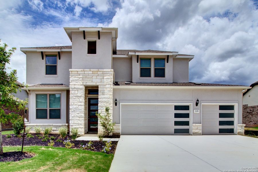 New construction Single-Family house 2139 Meadow Way Street, New Braunfels, TX 78132 Premier Series - Rosewood- photo