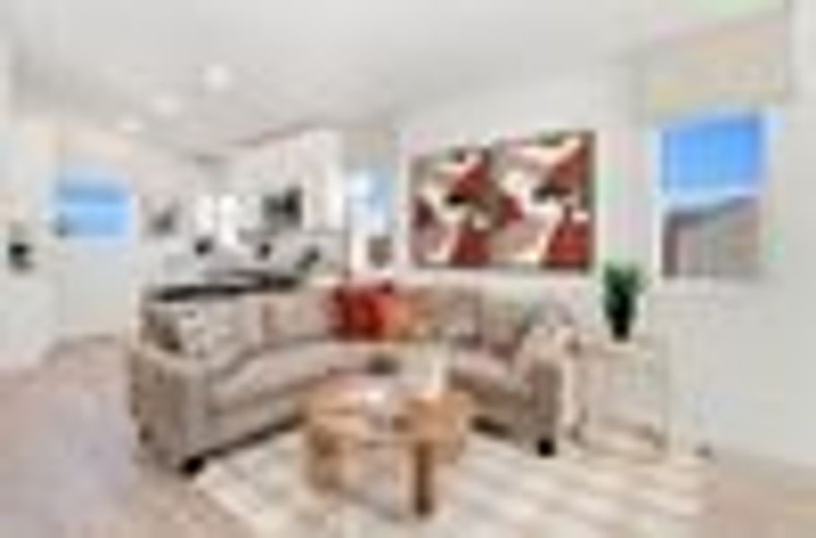 Redcliff-Living Room/Kitchen View 1