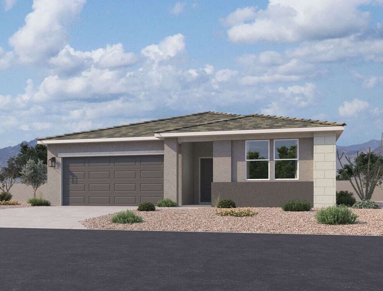 New construction Single-Family house Larkspur, 24091 West Kowalsky Lane, Buckeye, AZ 85326 - photo