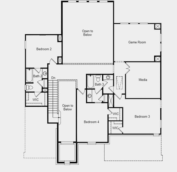 Structural options include: 5th bedroom with bath 4 in place of tandem, extended onwer's suite, drop-in-tub at owner's bath, shower at bath 4, and added gas drop.