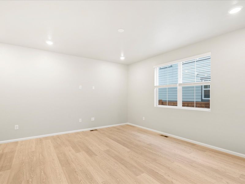 The Vail floorplan interior image taken at a Meritage Homes community in Northern Colorado.