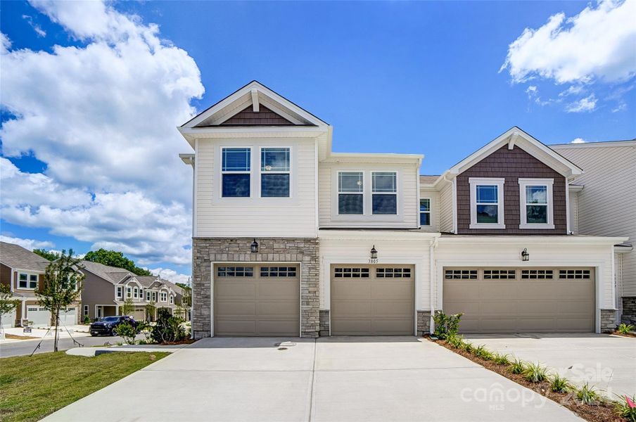 New construction Townhouse house 11202 Bartrams Way, Unit 130/Clifton, Charlotte, NC 28278 - photo