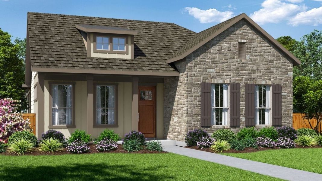 New construction Single-Family house The Colonnade, 7724 Skytree Drive, Austin, TX 78744 - photo