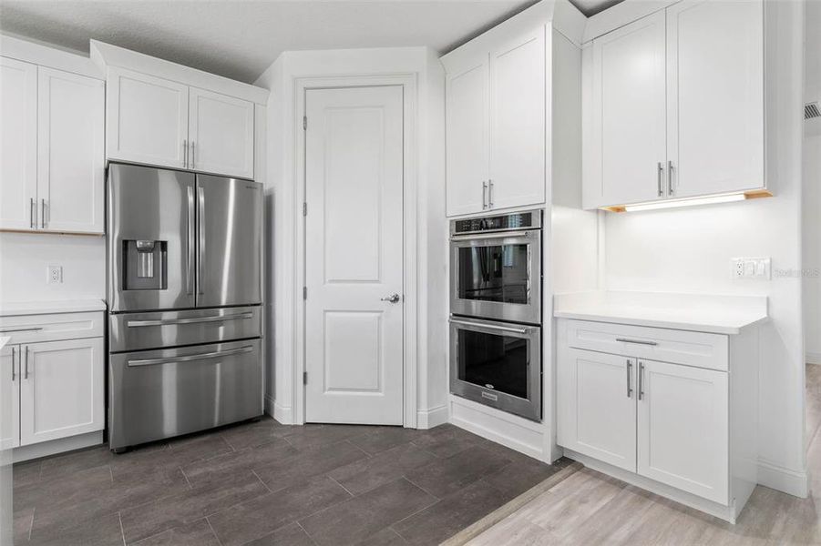 Large Fridge and Double Ovens