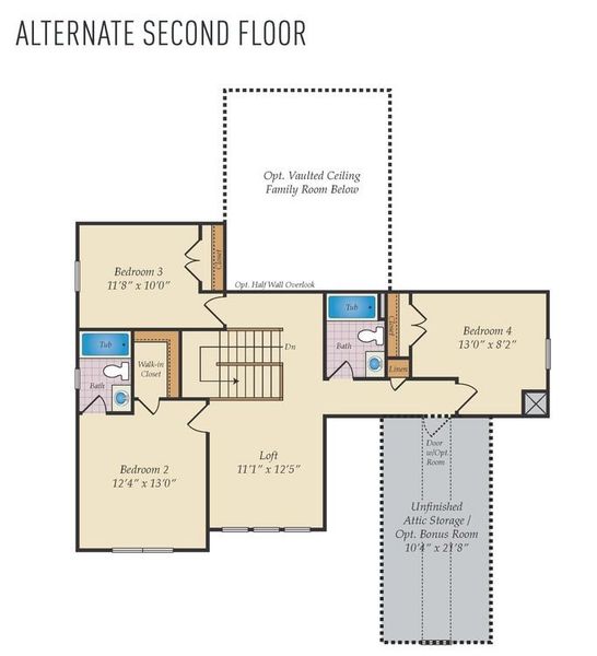 Alternative Second Floor