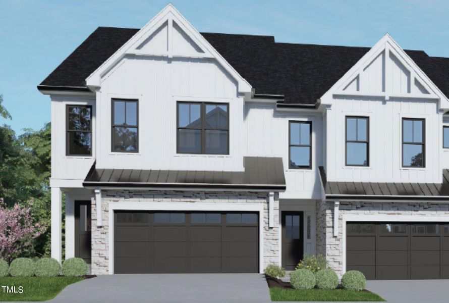 New construction Townhouse house 4004 Elk Creek Lane, Raleigh, NC 27612 Emerson- photo