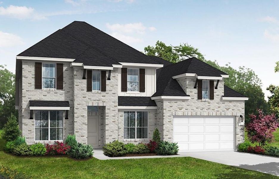 New construction Single-Family house 1014 Scarlet Sage Dr, Georgetown, TX 78628 Wichita (3426-CM-50)- photo