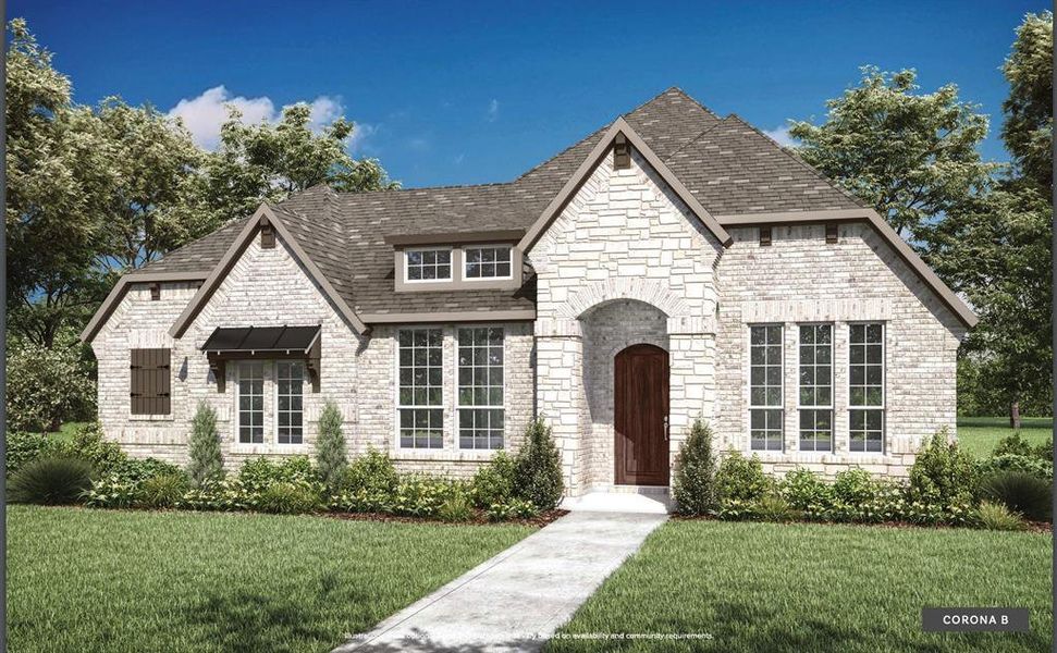 New construction Single-Family house 4243 Meadow Hawk Drive, Arlington, TX 76005 Corona F- photo