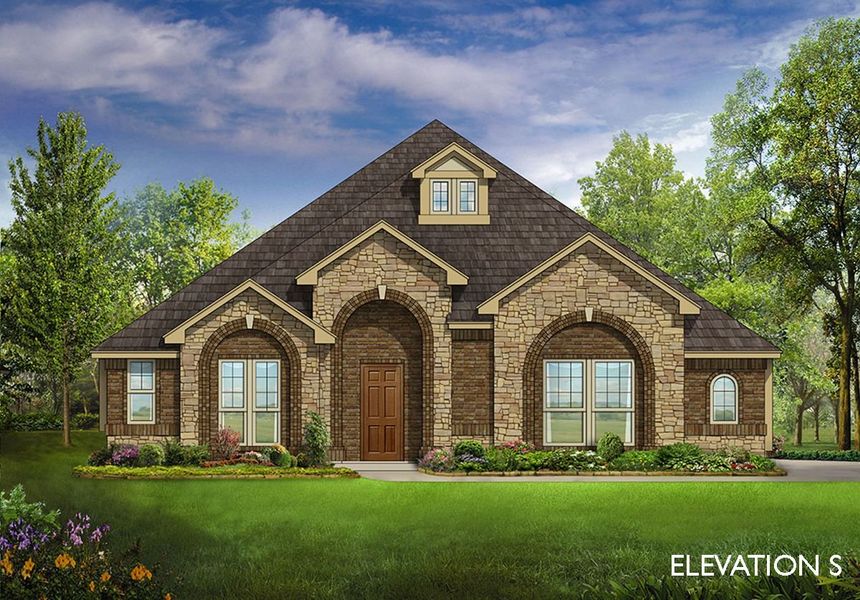 New construction Single-Family house Hawthorne II Side Entry, 5637 Rutherford Drive, Midlothian, TX 76065 - photo