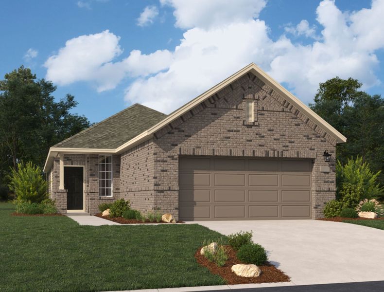New construction Single-Family house Harrison, 9305 Hard Rock Road, Conroe, TX 77303 - photo
