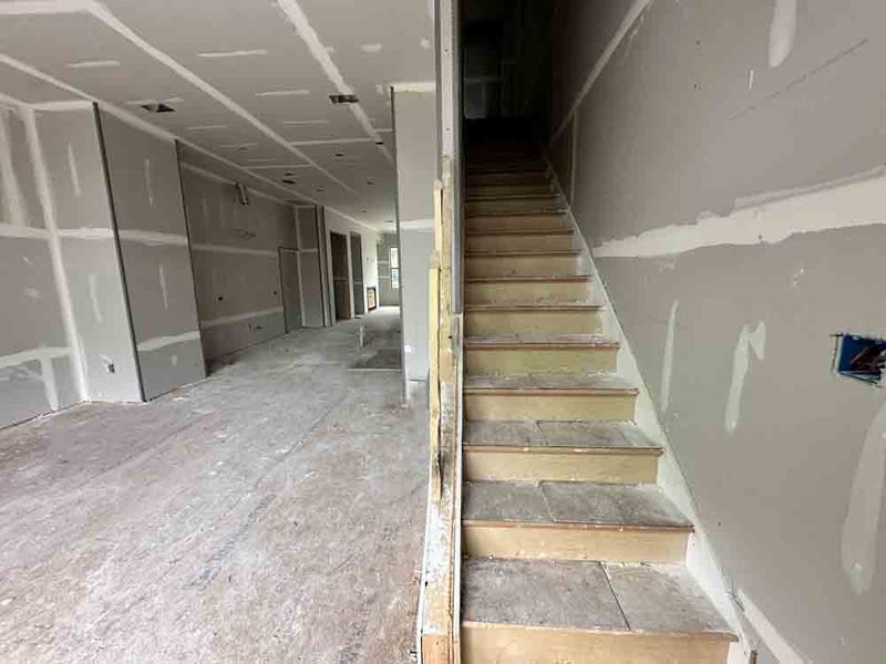 Stairs to Second Floor Construction Progress