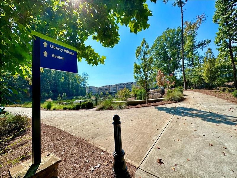 Alpha Loop Connecting you to Downtown Alpharetta, Avalon, Farmers Market, & Walking Trails!