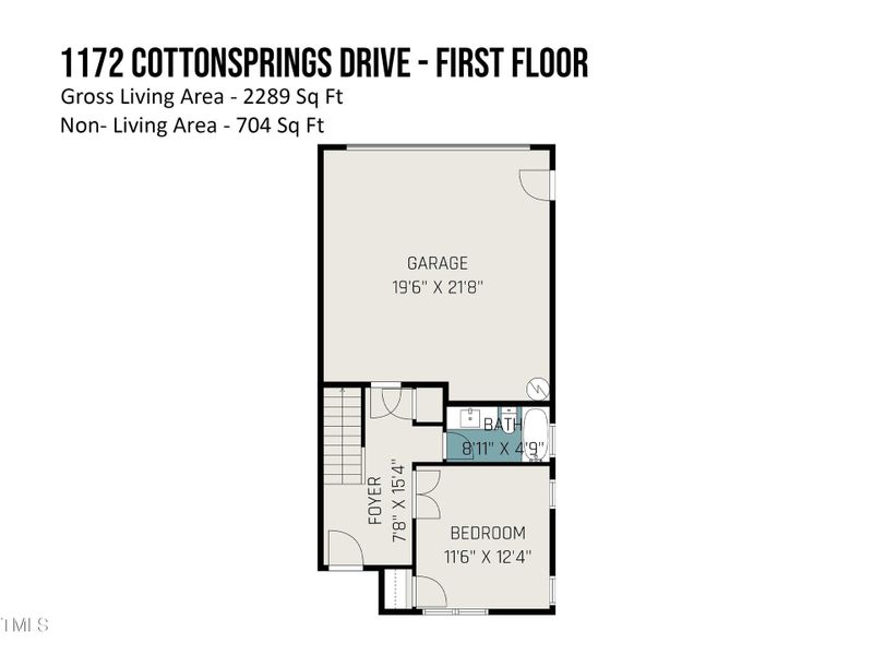 1172 Cottonsprings Drive - Floorplan Mai