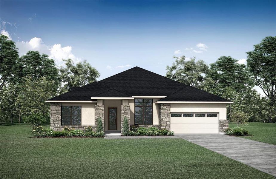 New construction Single-Family house 22066 Breakwater Lane, Porter, TX 77365 Presley III F- photo