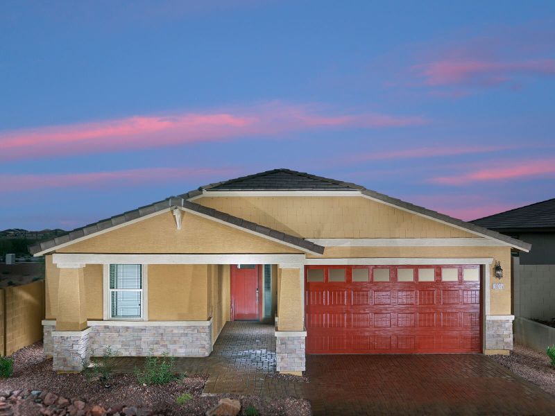 New construction Single-Family house 16040 W Honeysuckle Drive, Surprise, AZ 85387 Lark- photo