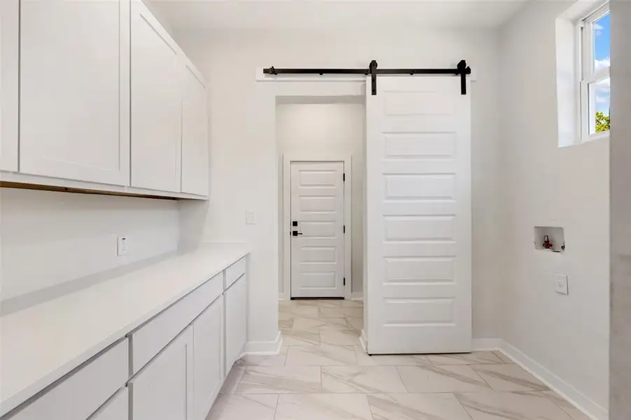 Laundry room.