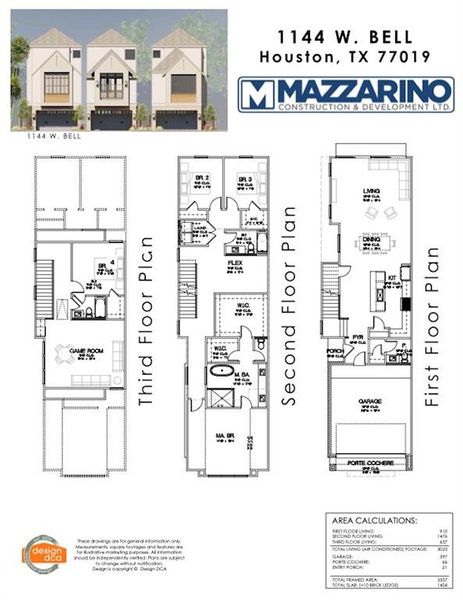 Please be aware that these plans are the property of the architect/builder designer that designed them not DUX Realty, Mazzarino Construction or 1140 W BELL LLC and sharing under copyright law. These drawing are for general information only. Measurements, square footages and features are for illustrative marketing purposes. All information should be independently verified. Plans are subject to change without notification.