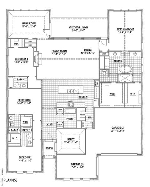 Plan 850 1st Floor