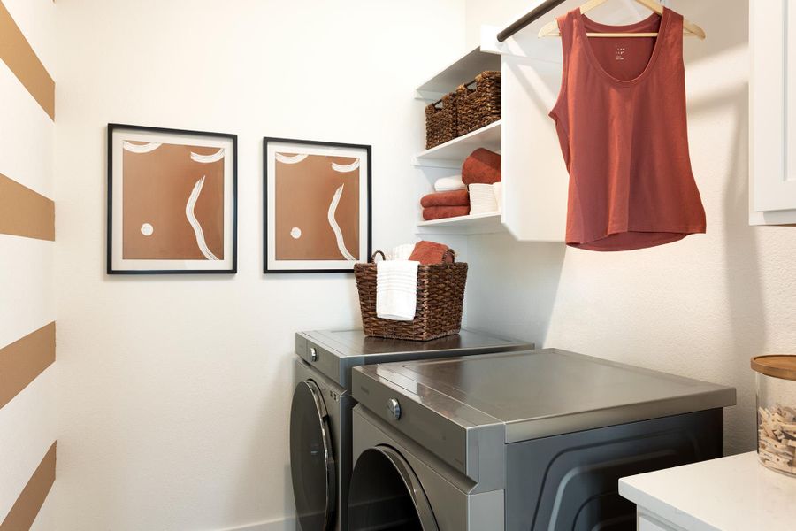 Laundry | Barnett at Avery Centre in Round Rock, TX by Landsea Homes