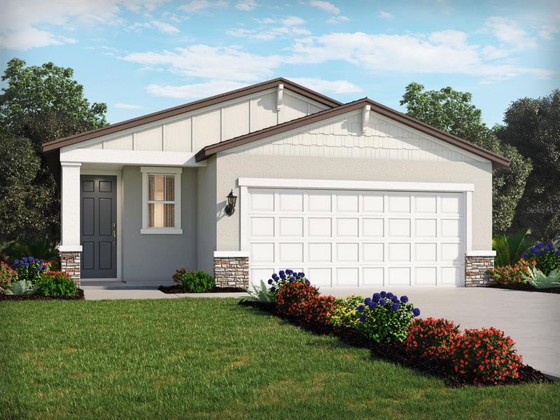 New construction Single-Family house 3710 Radiant Mountain Drive, Plant City, FL 33565 Everglade- photo