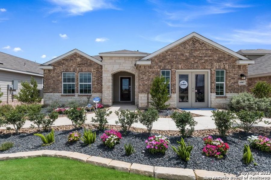 New construction Single-Family house 8916 James Bowie, Seguin, TX 78155 Langley- photo