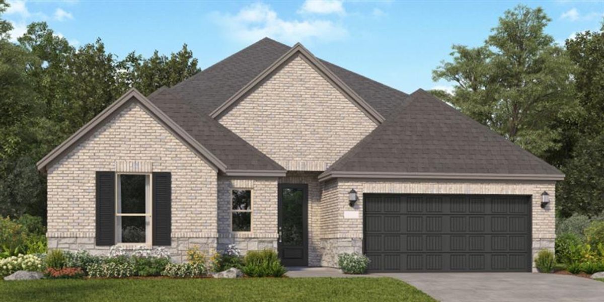 New construction Single-Family house 15119 Twain Ville Lane, Conroe, TX 77302 Glenbrook II- photo