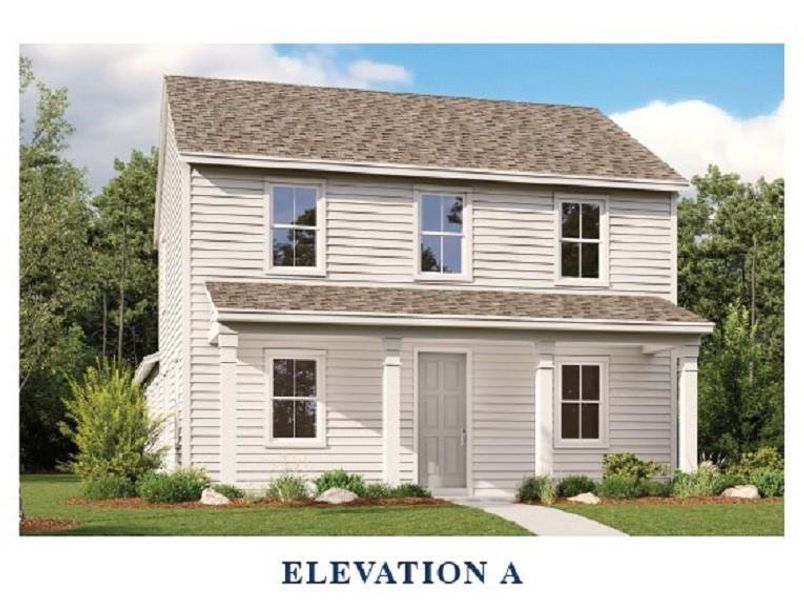 Front Elevation-representaive rendering