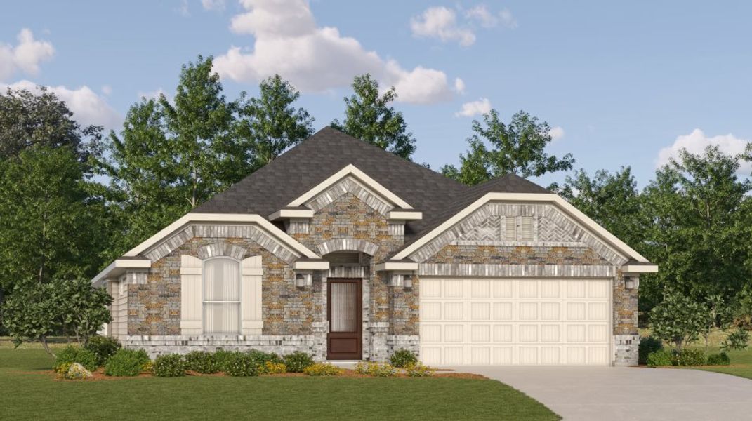New construction Single-Family house 5802 Musquiz Ridge, Seguin, TX 78155 Gilson- photo