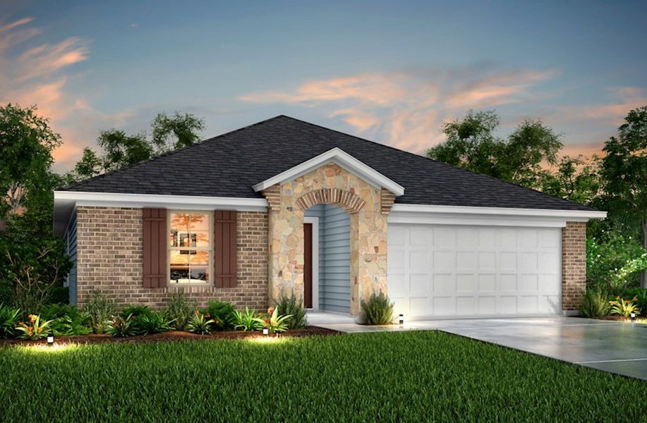 New construction Single-Family house Sierra, 520 Landmark Lane, Conroe, TX 77356 - photo