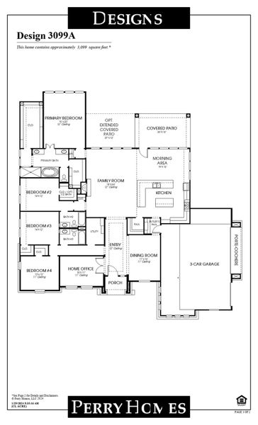 Floor Plan for 3099A