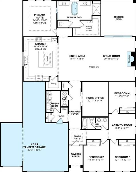 The Frankfurt floor plan by K. Hovnanian Homes. 1st Floor Shown. *Prices, plans, dimensions, features, specifications, materials, and availability of homes or communities are subject to change without notice or obligation.