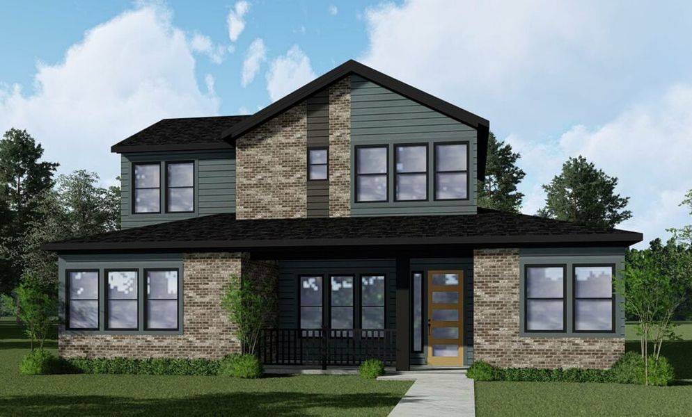 New construction Single-Family house Sparrow, Harlem Road, Richmond, TX 77406 - photo