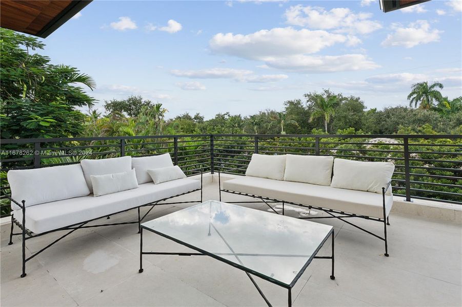 Master bath balcony