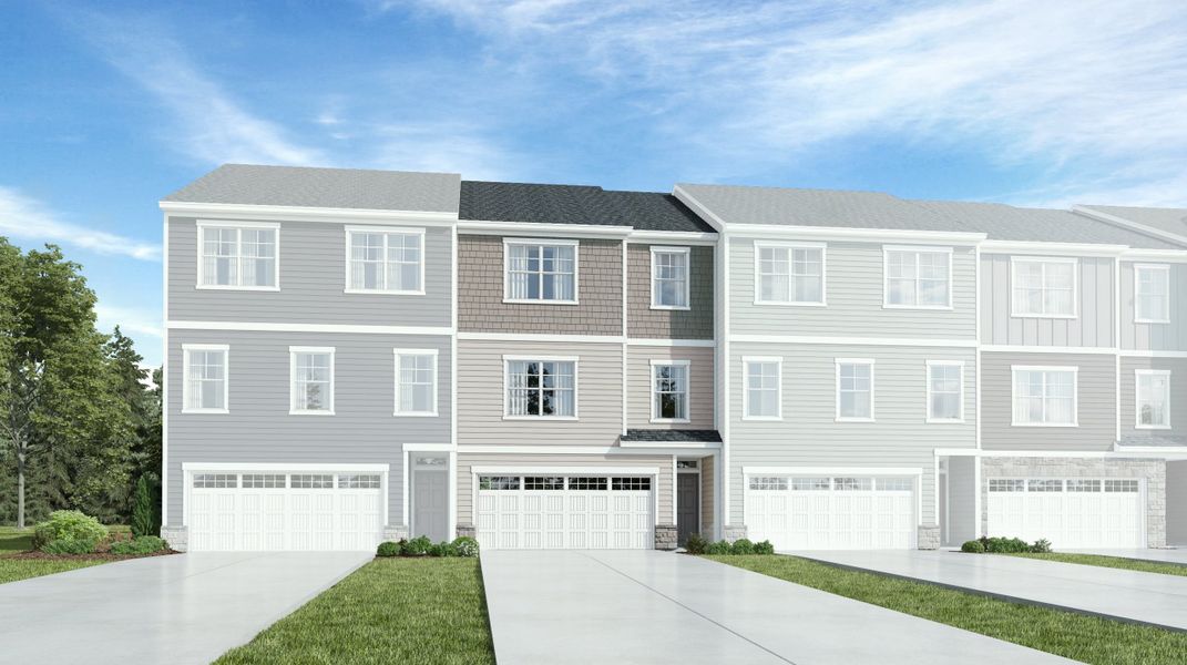 New construction Multi-Family house 2136 Terrawood Drive, Durham, NC 27703 Bailey- photo